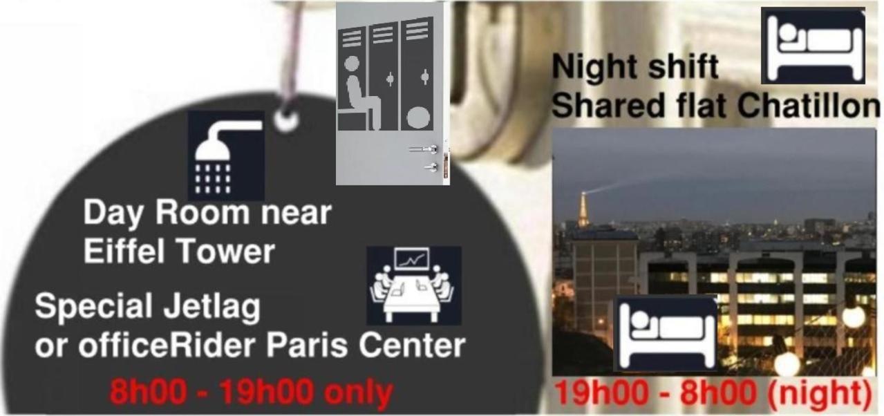 Eiffel Citea Access Dayroom Espace Paris Sans Nuitee Et Chambre Partagee Chatillon Nuitee -- Repos Journee Ou Espace Travail 8-19H Proche Tour Eiffel Ou Usage Bureau A L'Heure En Journee -- Nuitee Chatillon Avenue París Exterior foto